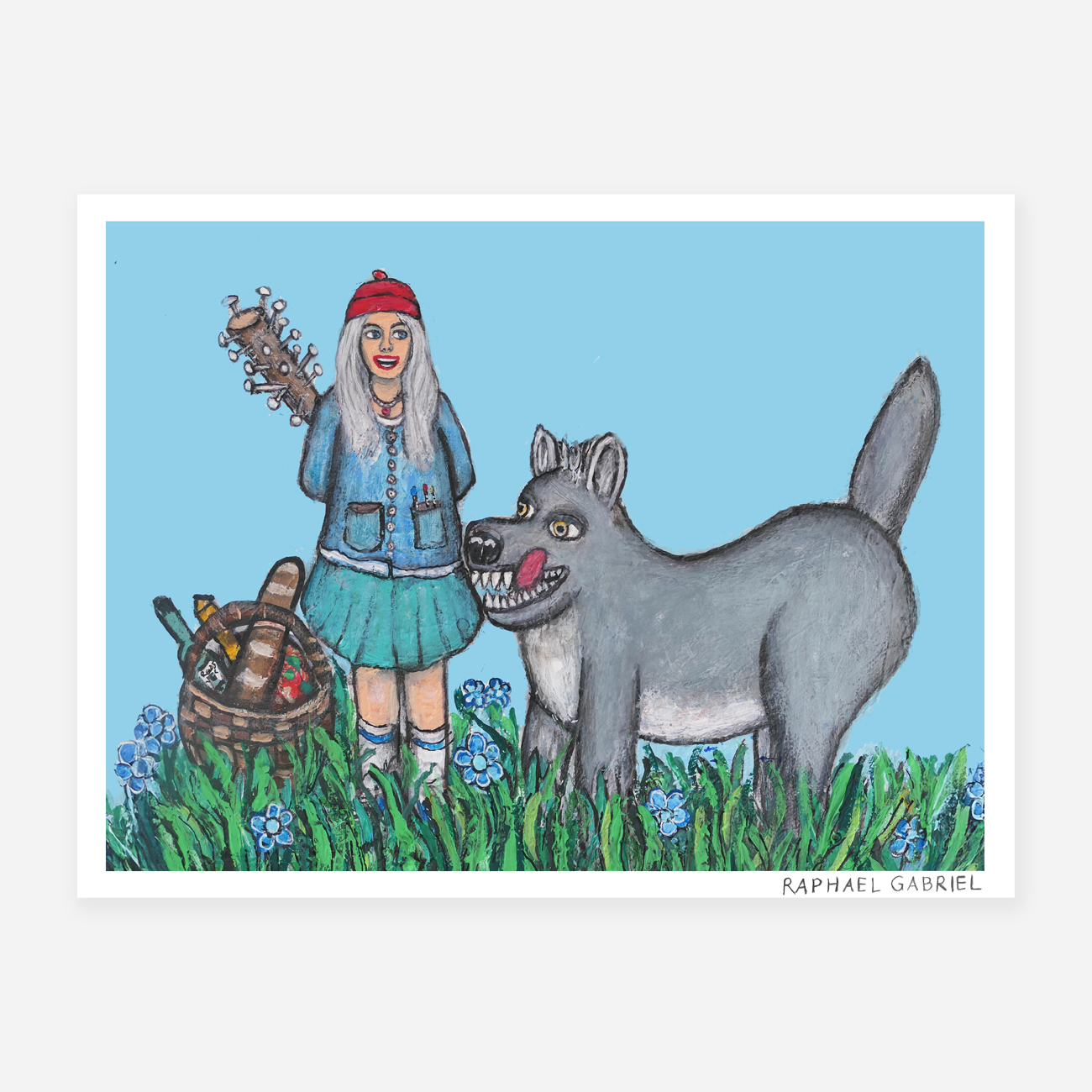 “RED BEANIE AND THE WOLF” - Image 3
