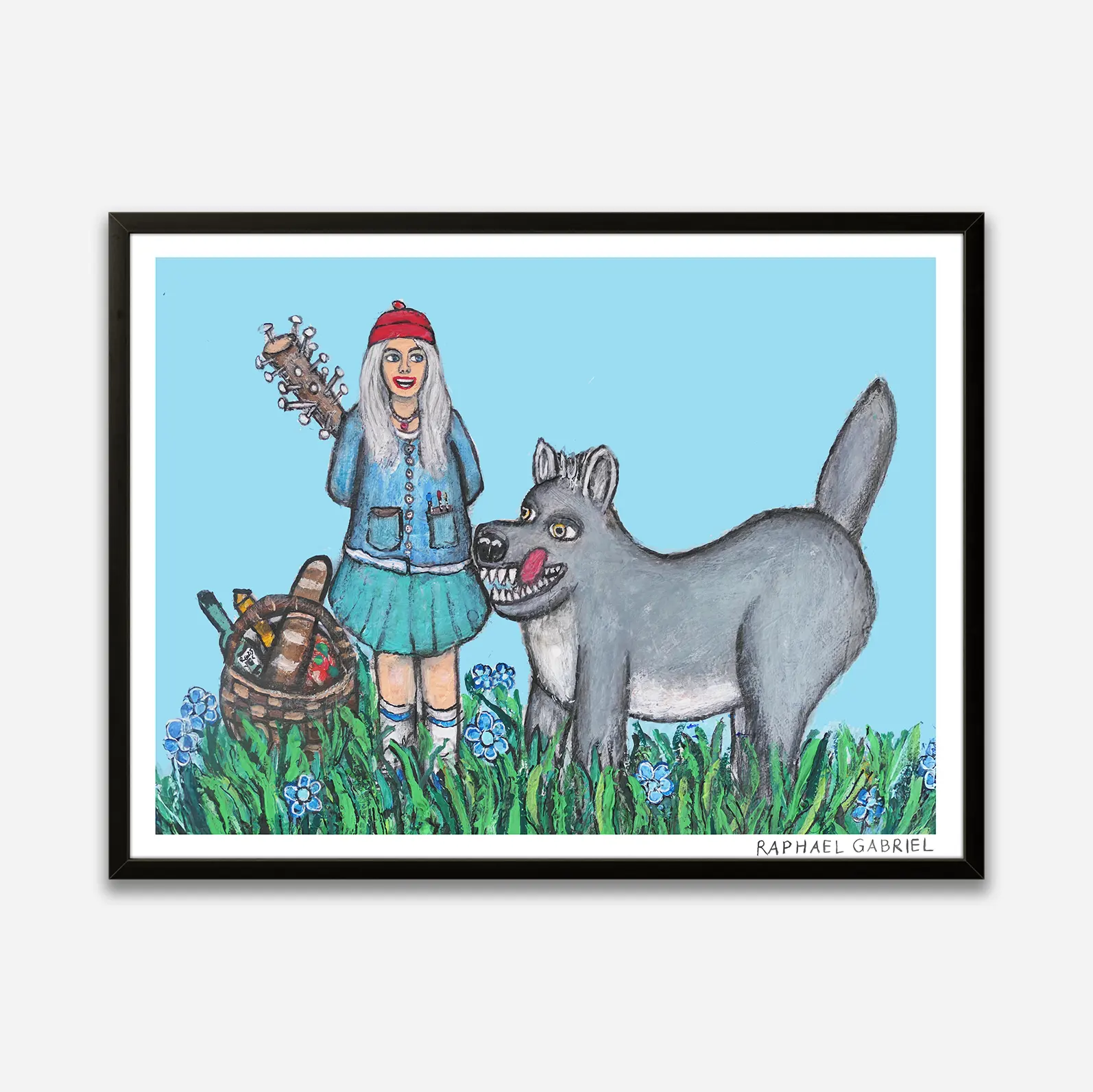 “RED BEANIE AND THE WOLF”